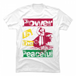 power to the peaceful shirt